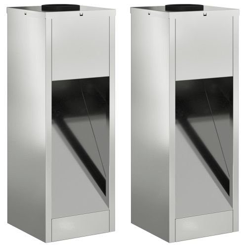 Слънчев LED светлинен указател 2 pcs Галванизирана