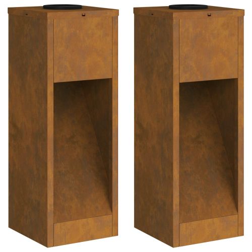 Слънчев LED светлинен указател 2 pcs Галванизирана