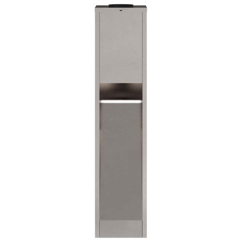 Слънчев LED светлинен указател 2 pcs Сребрист