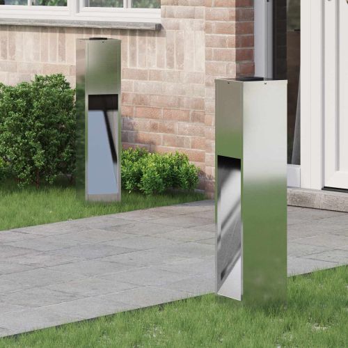 Слънчев LED светлинен указател 2 pcs Галванизирана