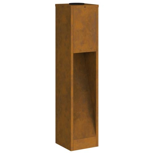 Слънчев LED светлинен указател 2 pcs Бронзов Патинираща стомана