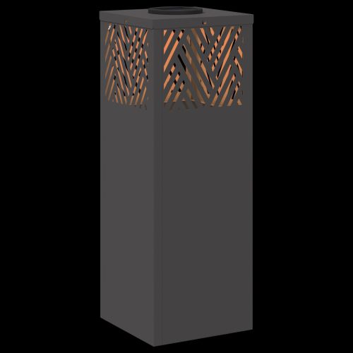 Соларна LED светлина за пътека 2 pcs Черно