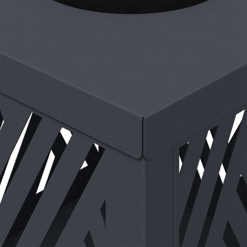 Соларна LED светлина за пътека 2 pcs Антрацит