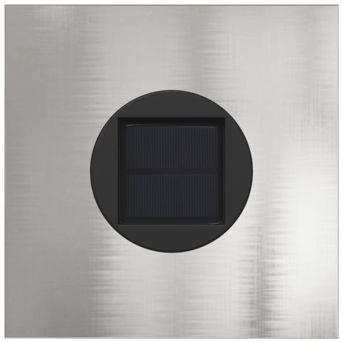 Соларна LED светлина за пътека 2 pcs Сребрист