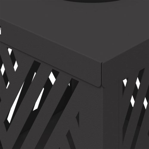 Соларна LED светлина за пътека 2 pcs Черно