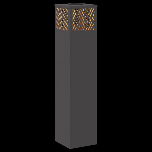 Соларна LED светлина за пътека 2 pcs Черно