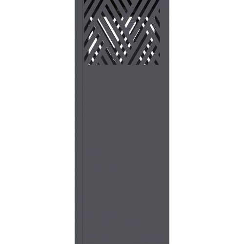 Соларна LED светлина за пътека Рибена кост 2 pcs Антрацит