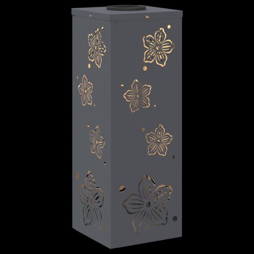 Соларна LED светлина за пътека 2 pcs Антрацит