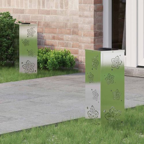 Соларна LED светлина за пътека 2 pcs Неръждаема стомана