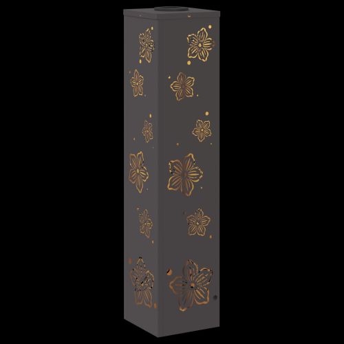 Соларна LED светлина за пътека 2 pcs Черно