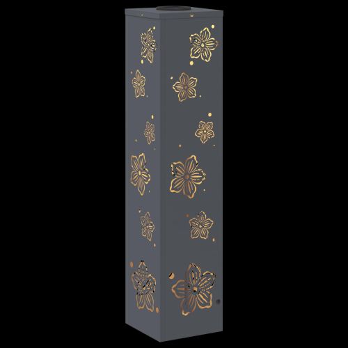 Соларна LED светлина за пътека 2 pcs Антрацит