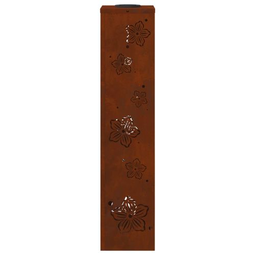 Соларна LED светлина за пътека 2 pcs Кортен стомана