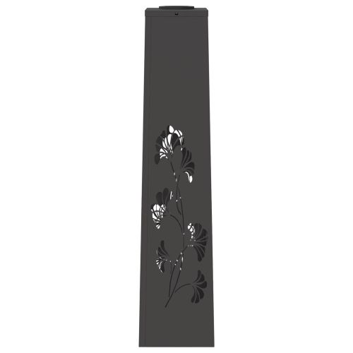 Соларна LED светлина за пътека 2 pcs Черно