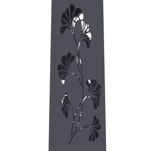 Соларна LED светлина за пътека 2 pcs Антрацит