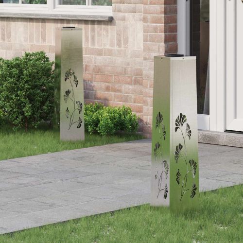 Соларна LED светлина за пътека 2 pcs Неръждаема стомана