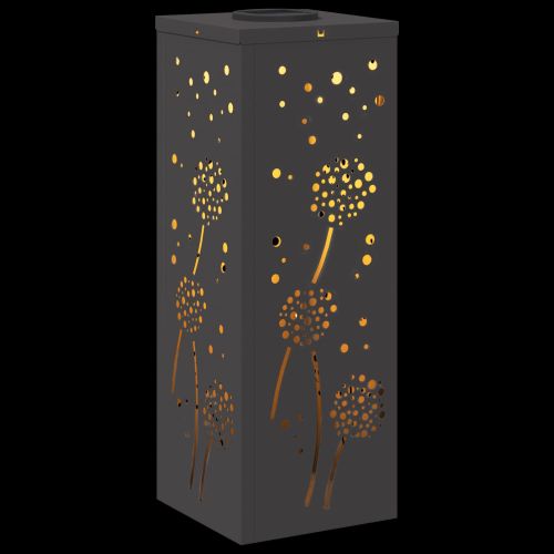 Соларна LED светлина за пътека 2 pcs Черно