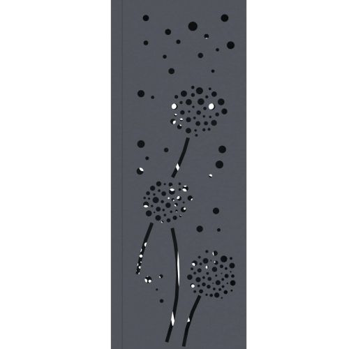 Соларна LED светлина за пътека 2 pcs Антрацит