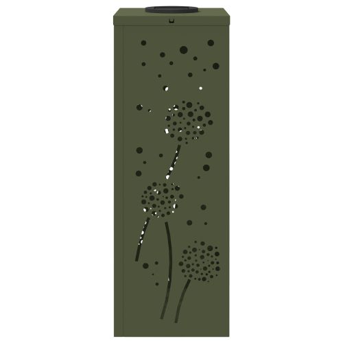 Соларна LED светлина за пътека 2 pcs Маслинено зелено