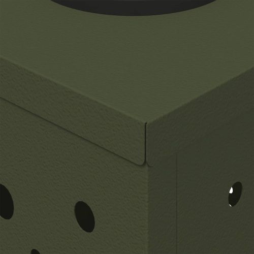 Соларна LED светлина за пътека 2 pcs Маслинено зелено