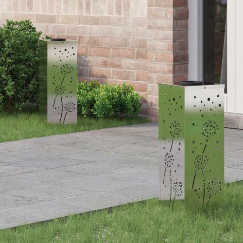 Соларна LED светлина за пътека 2 pcs Неръждаема стомана