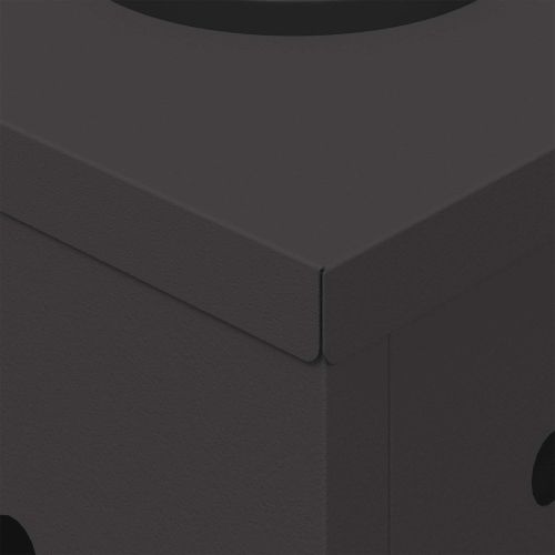 Соларна LED светлина за пътека 2 pcs Черно