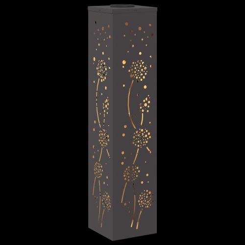 Соларна LED светлина за пътека 2 pcs Черно