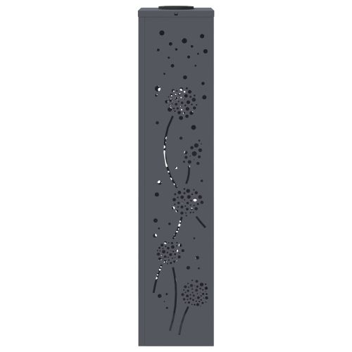 Соларна LED светлина за пътека 2 pcs Антрацит