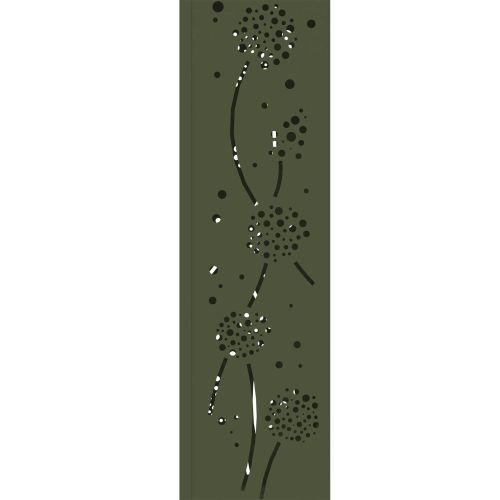 Соларна LED светлина за пътека 2 pcs Маслинено зелено