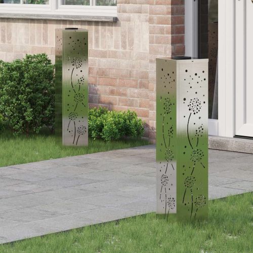 Соларна LED светлина за пътека 2 pcs Неръждаема стомана