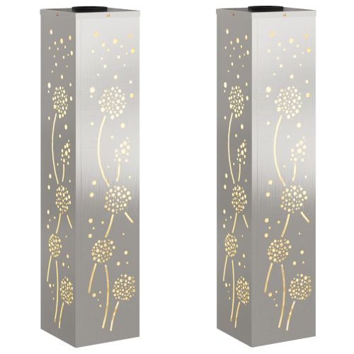 Соларна LED светлина за пътека 2 pcs Неръждаема стомана