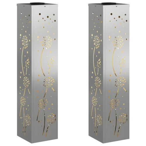 Соларна LED светлина за пътека 2 pcs Галванизирана