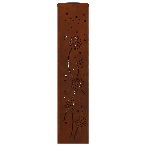 Соларна LED светлина за пътека 2 pcs Кортен стомана