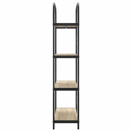 Рафт за книги Сонома дъб 80 x 30 x 146 см Инженерно дърво