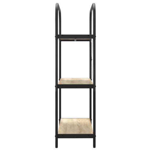 Рафт за книги Сонома дъб 80 x 30 x 109 см Инженерно дърво