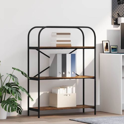 Рафт за книги Димян дъб 80 x 30 x 109 см Инженерно дърво