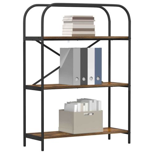 Рафт за книги Димян дъб 80 x 30 x 109 см Инженерно дърво