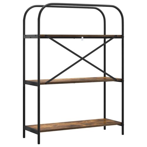 Рафт за книги Димян дъб 80 x 30 x 109 см Инженерно дърво