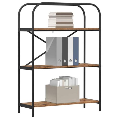 Рафт за книги Старо дърво 80 x 30 x 109 см Инженерно дърво