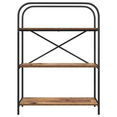 Рафт за книги Старо дърво 80 x 30 x 109 см Инженерно дърво