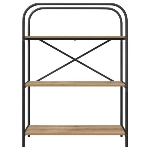 Рафт за книги Дъб 80 x 30 x 109 см Инженерно дърво