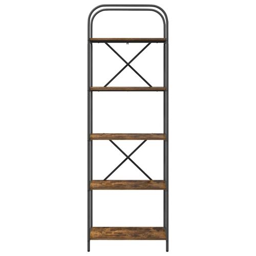 Рафт за книги Димян дъб 60 x 30 x 183 см Инженерно дърво