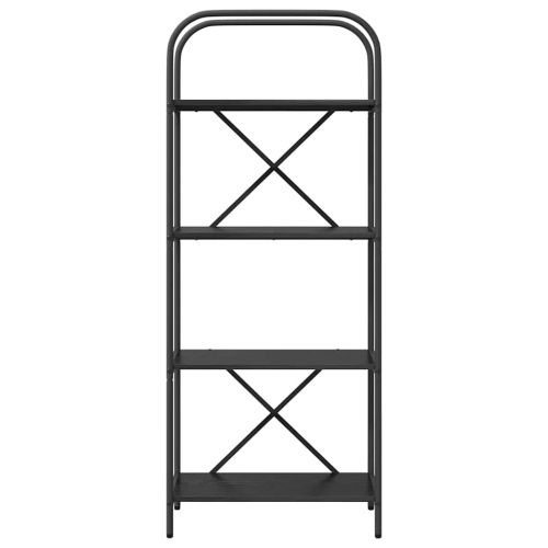 Рафт за книги Черния дъб 60 x 30 x 146 см Инженерно дърво