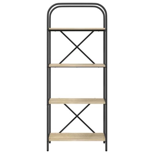 Рафт за книги Сонома дъб 60 x 30 x 146 см Инженерно дърво