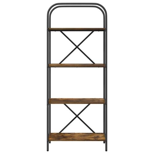 Рафт за книги Димян дъб 60 x 30 x 146 см Инженерно дърво