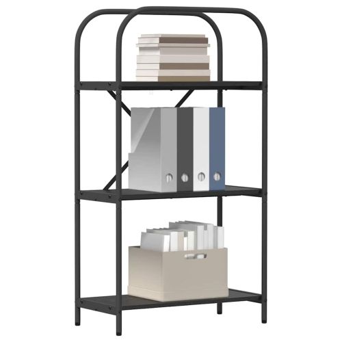 Рафт за книги Черния дъб 60 x 30 x 109 см Инженерно дърво