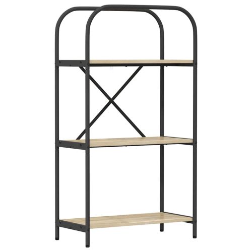 Рафт за книги Сонома дъб 60 x 30 x 109 см Инженерно дърво