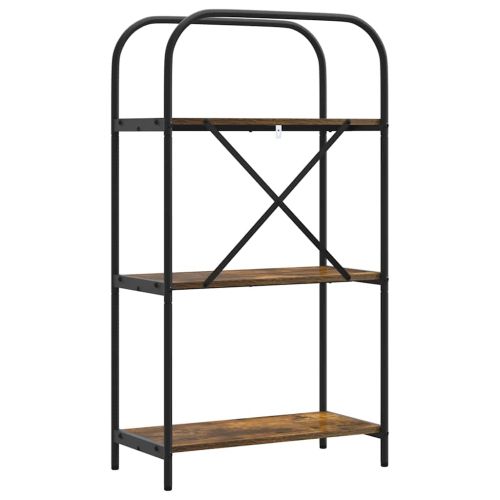 Рафт за книги Димян дъб 60 x 30 x 109 см Инженерно дърво