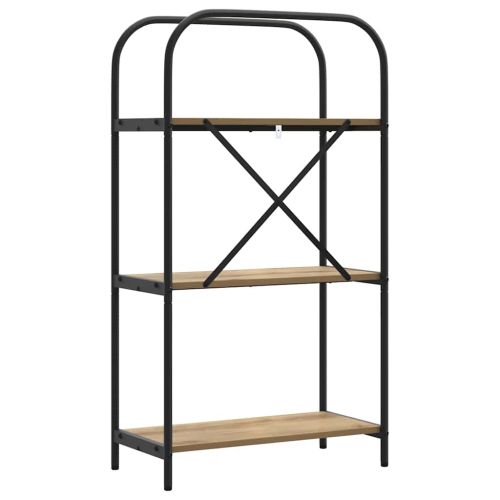 Рафт за книги Дъб 60 x 30 x 109 см Инженерно дърво