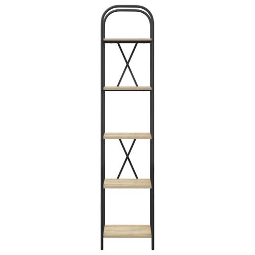 Рафт за книги Сонома дъб 40 x 30 x 183 см Инженерно дърво