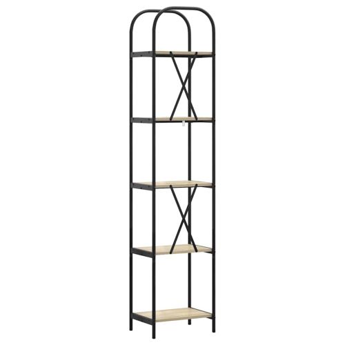 Рафт за книги Сонома дъб 40 x 30 x 183 см Инженерно дърво